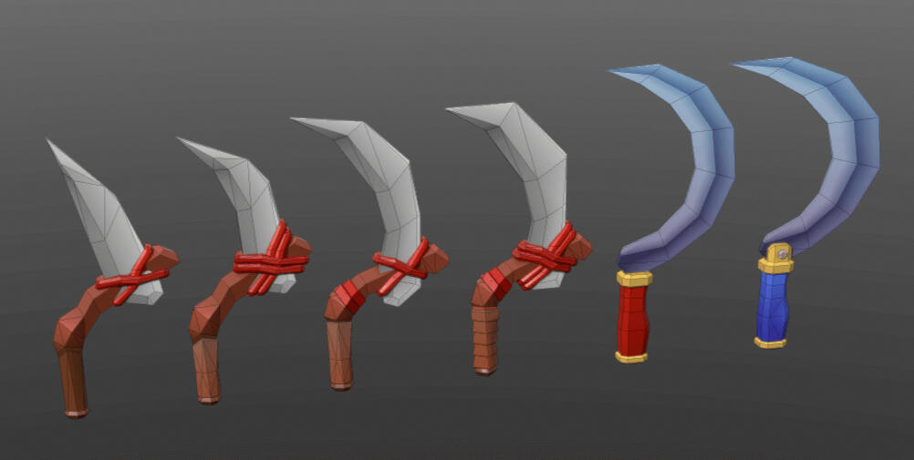 Scythes, from primitive to refined.